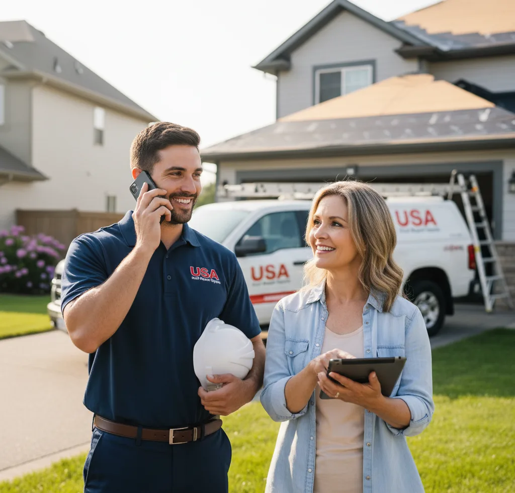 USA Roof Repair Experts customer support in Dennis